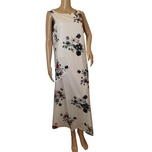 Misslook Floral Maxi Dress Pockets Sleeveless
